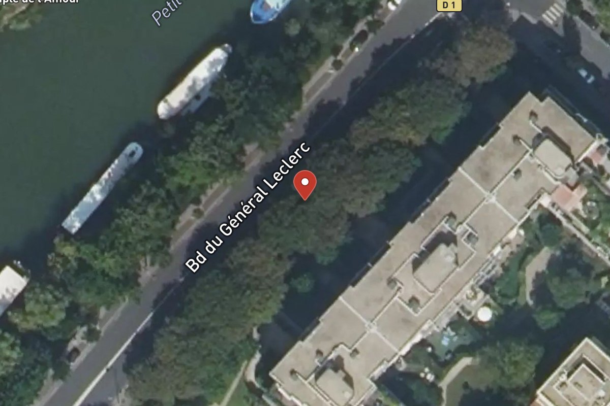 Vue satellite — 22 Avenue du Général Leclerc