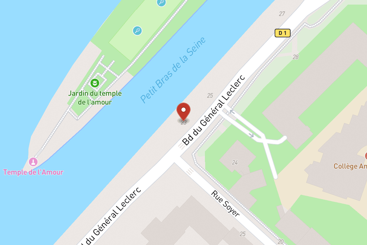 Plan de situation — 23 Avenue du Général Leclerc