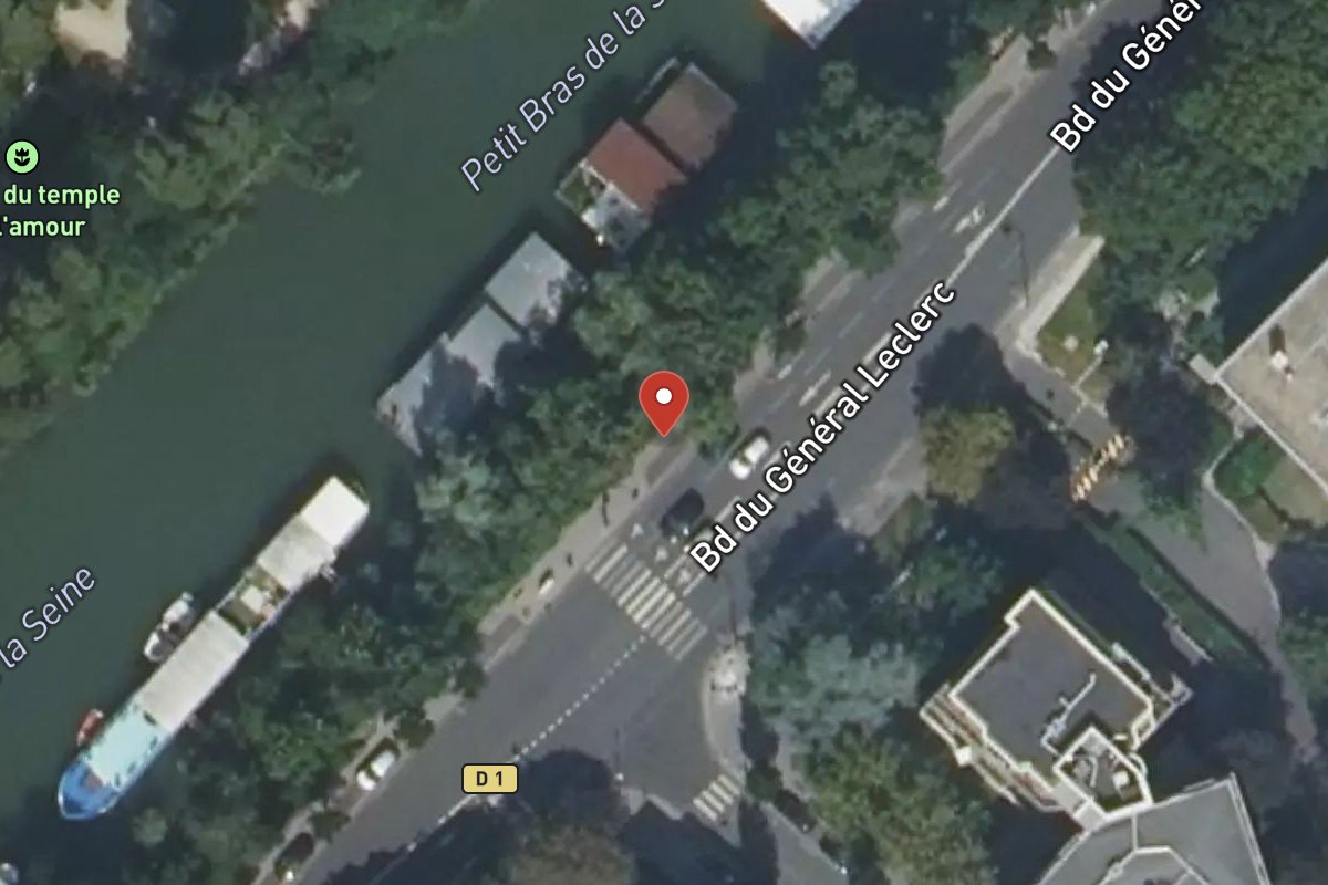 Vue satellite — 23 Avenue du Général Leclerc