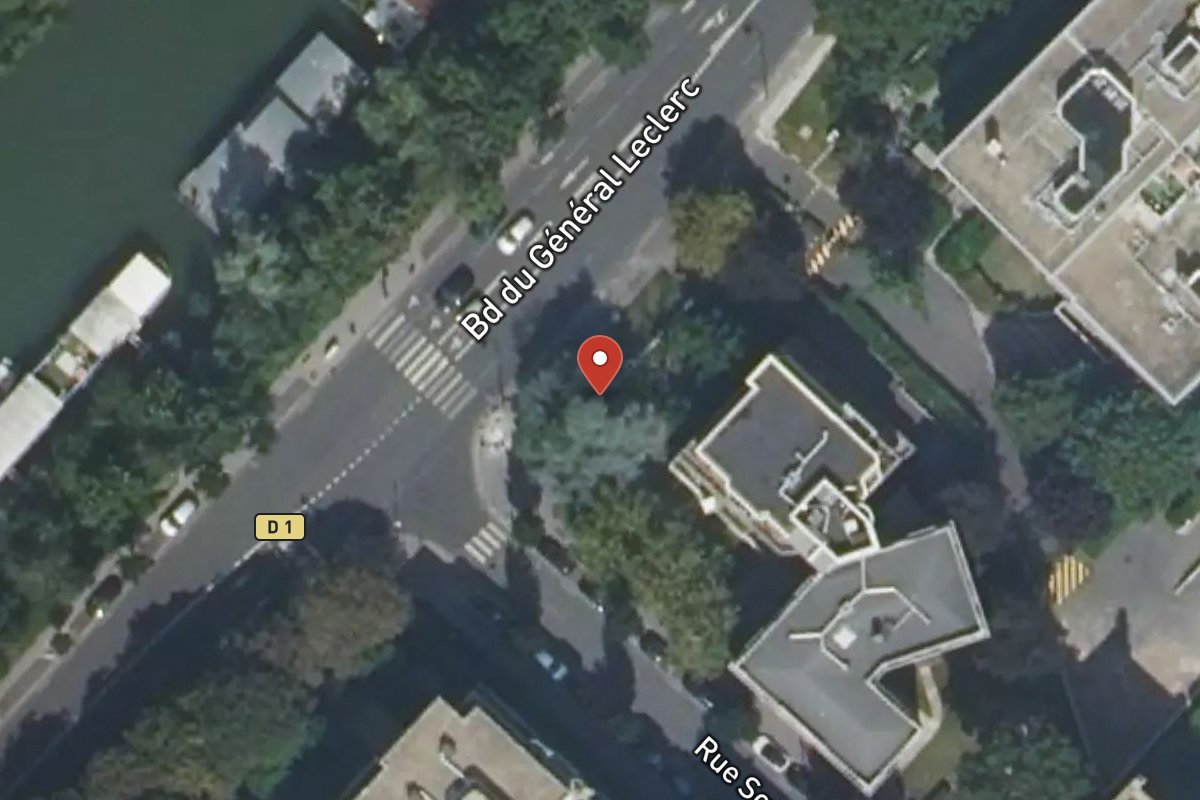 Vue satellite — 24 Avenue du Général Leclerc