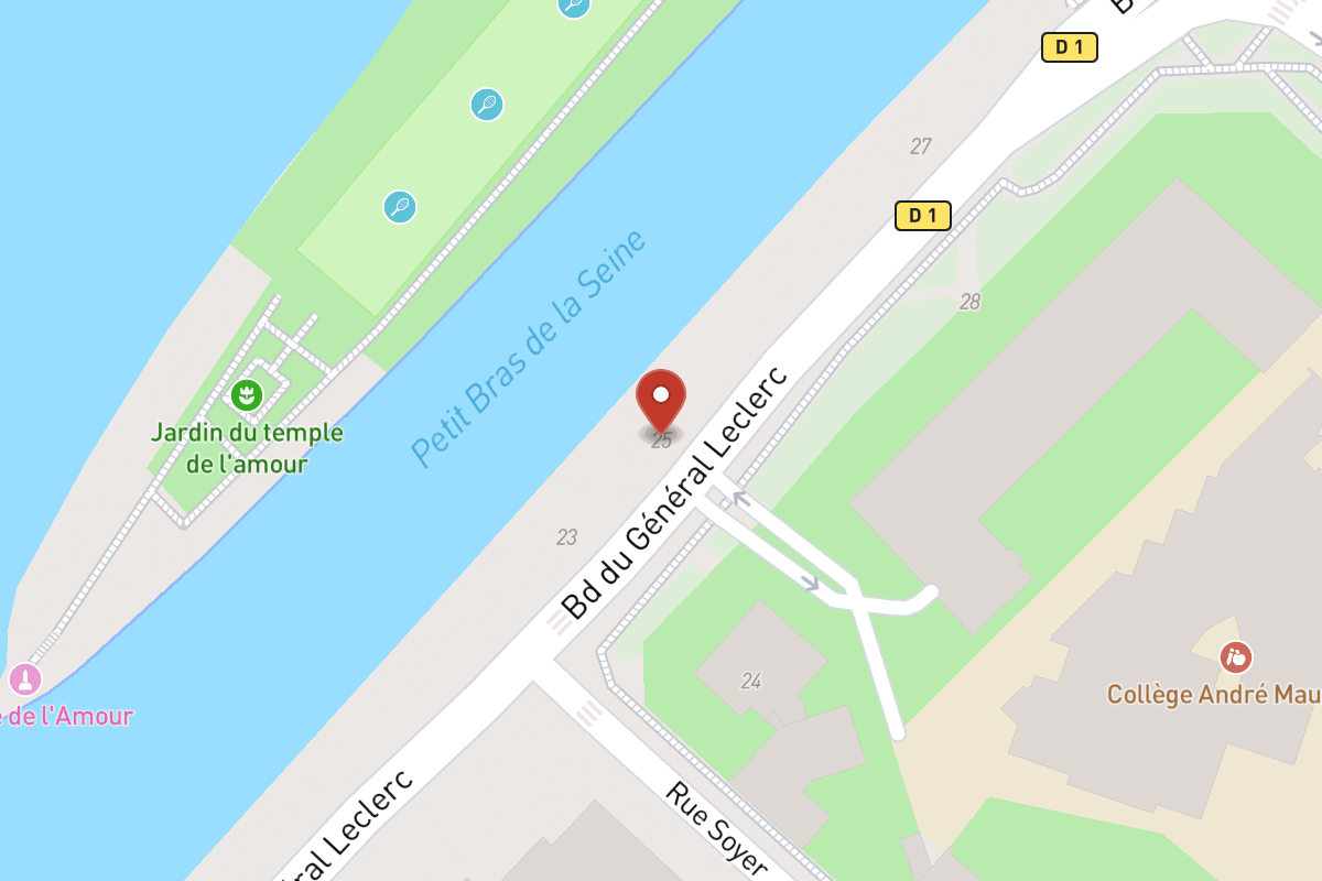 Plan de situation — 25 Avenue du Général Leclerc