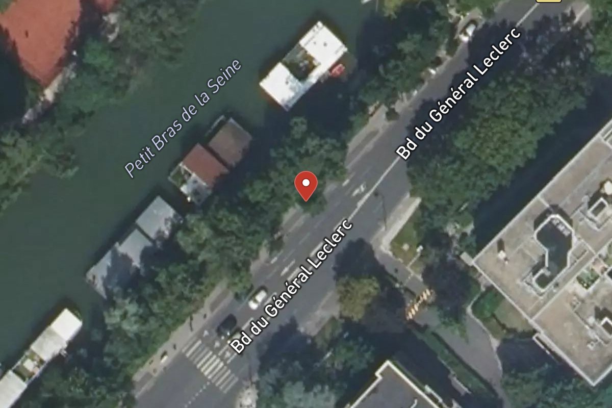 Vue satellite — 25 Avenue du Général Leclerc
