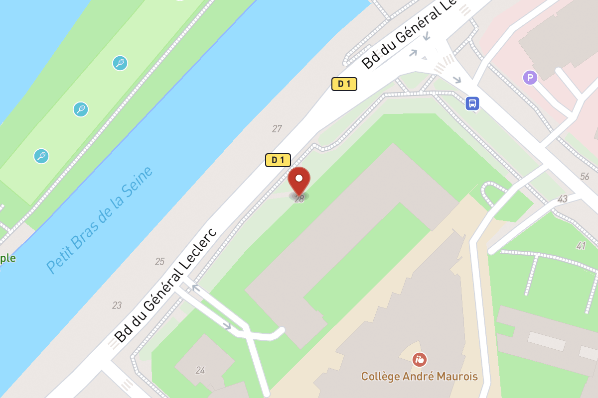 Plan de situation — 28 Avenue du Général Leclerc