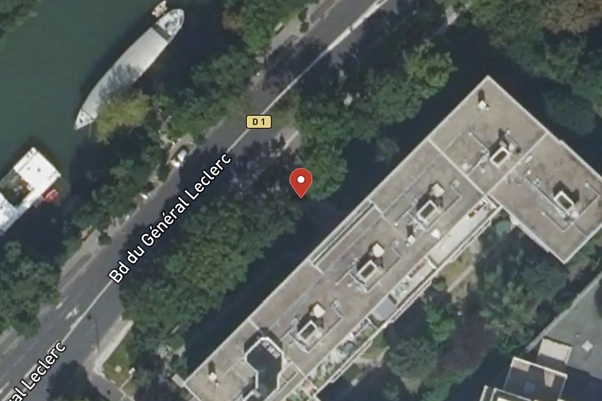 Vue satellite — 28 Avenue du Général Leclerc