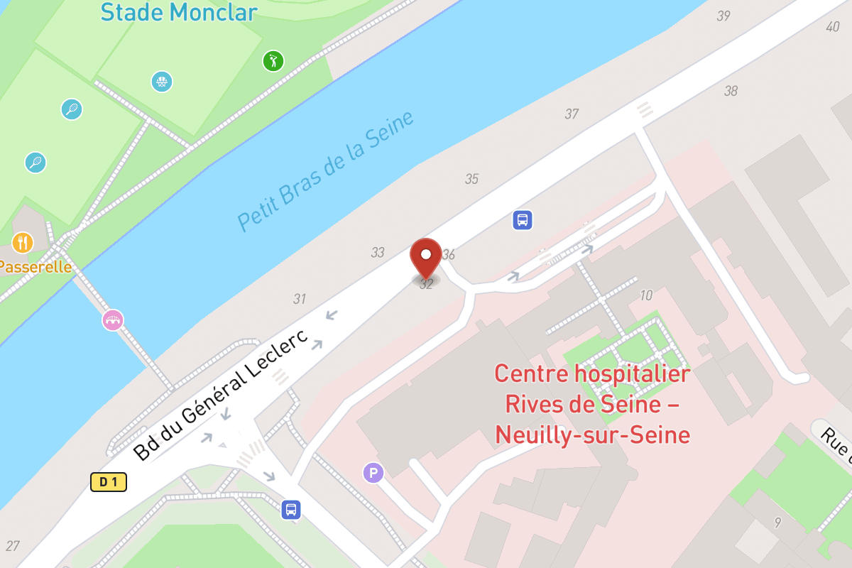 Plan de situation — 32 Avenue du Général Leclerc