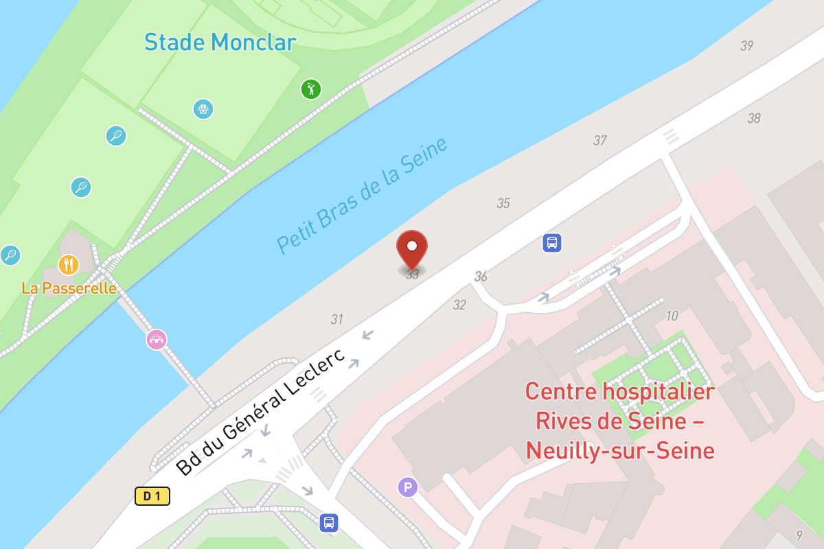 Plan de situation — 33 Avenue du Général Leclerc