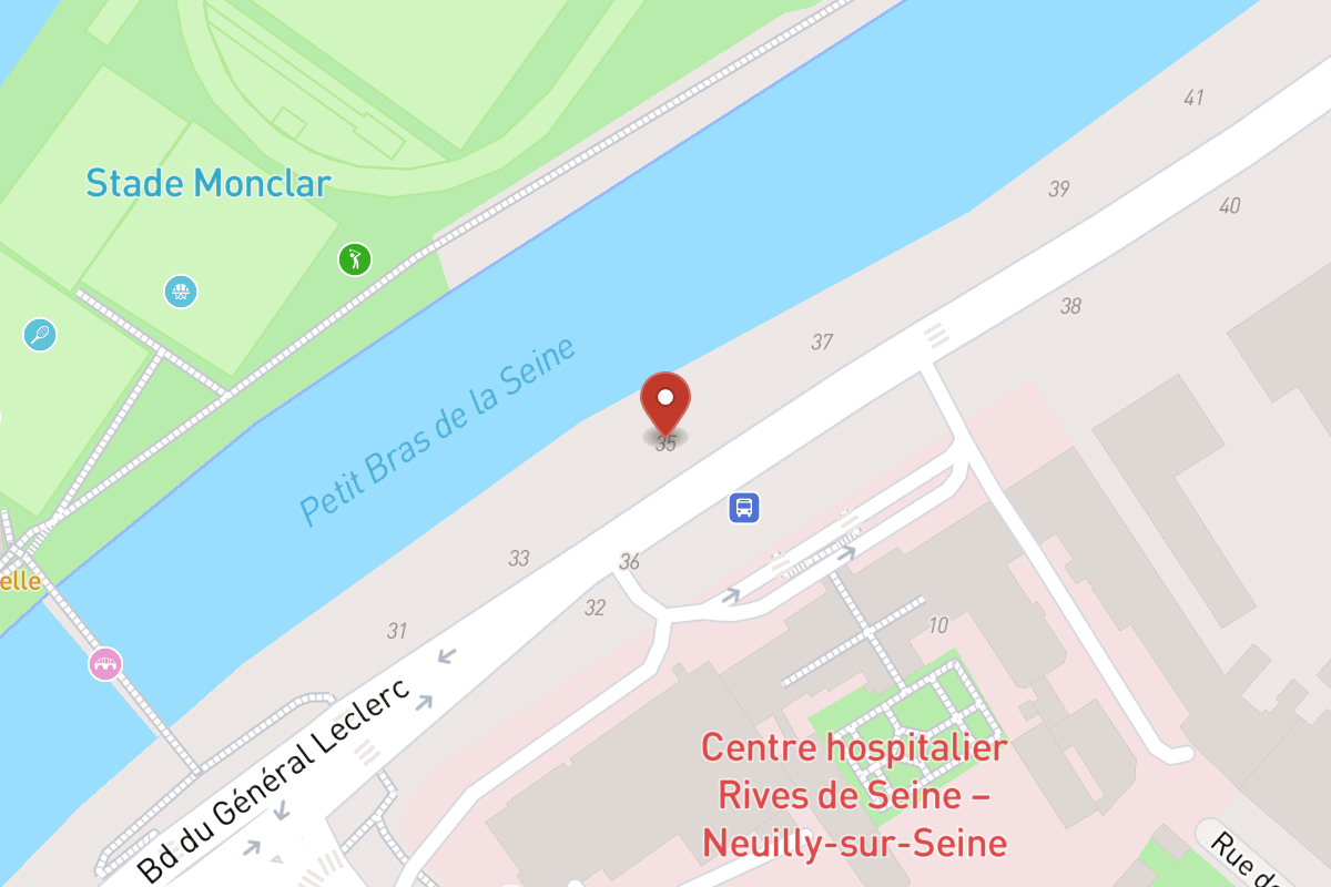 Plan de situation — 35 Avenue du Général Leclerc