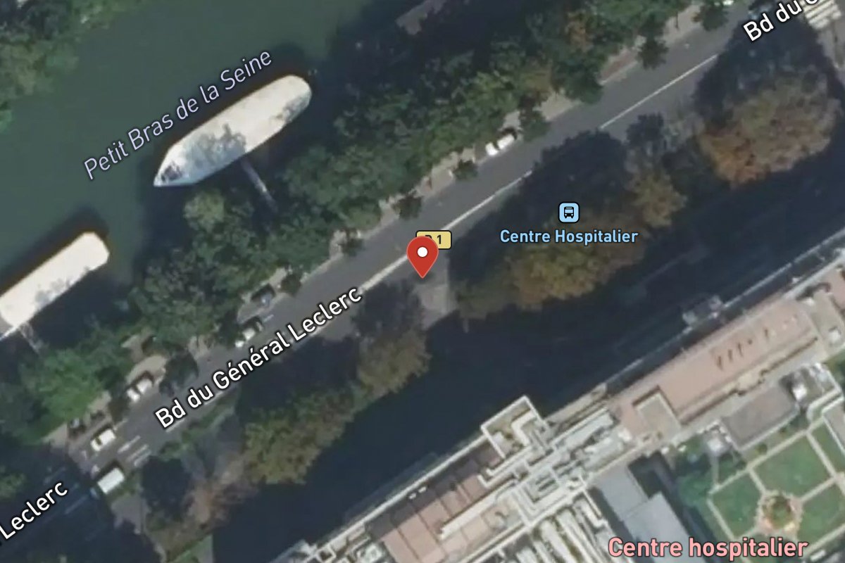 Vue satellite — 36 Avenue du Général Leclerc