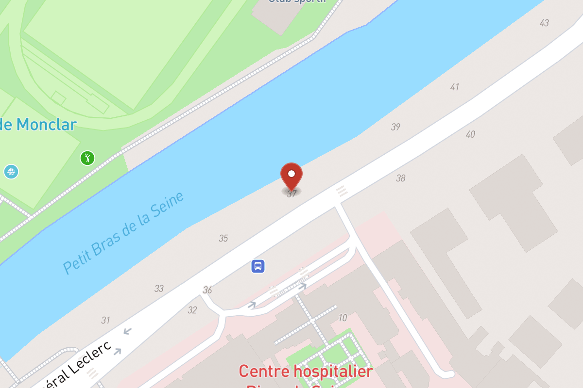 Plan de situation — 37 Avenue du Général Leclerc