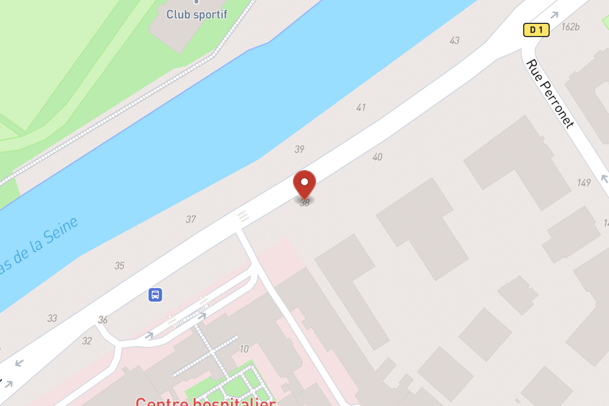 Plan de situation — 38 Avenue du Général Leclerc