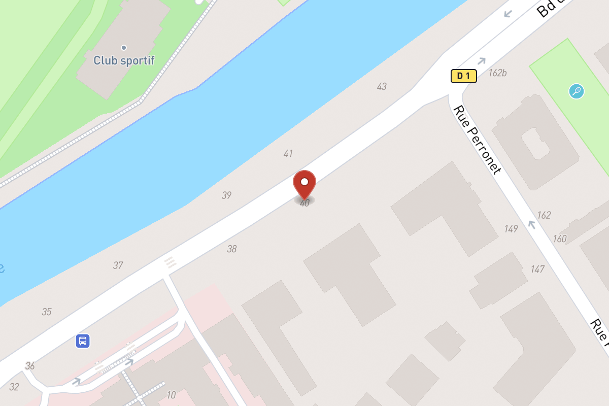 Plan de situation — 40 Avenue du Général Leclerc