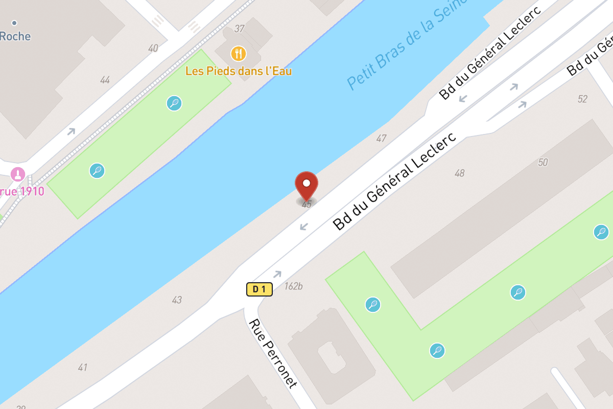 Plan de situation — 45 Avenue du Général Leclerc