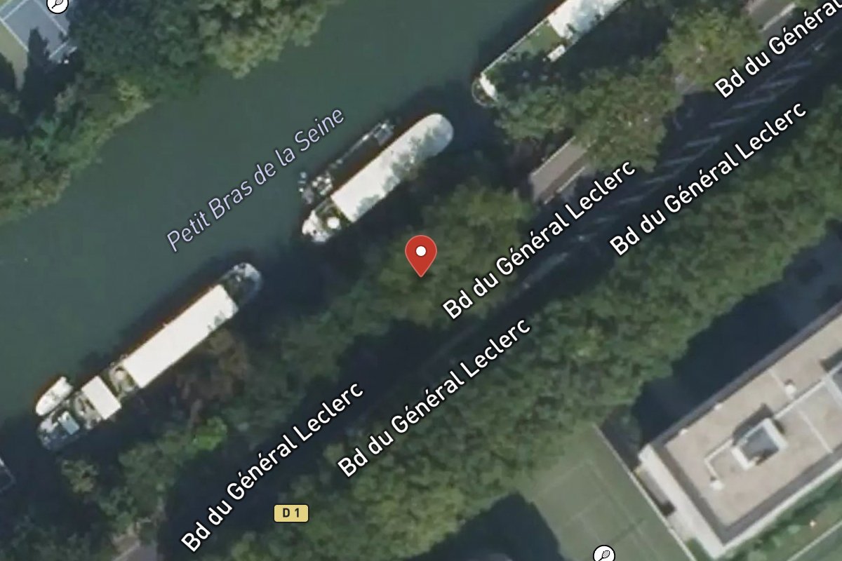 Vue satellite — 45 Avenue du Général Leclerc