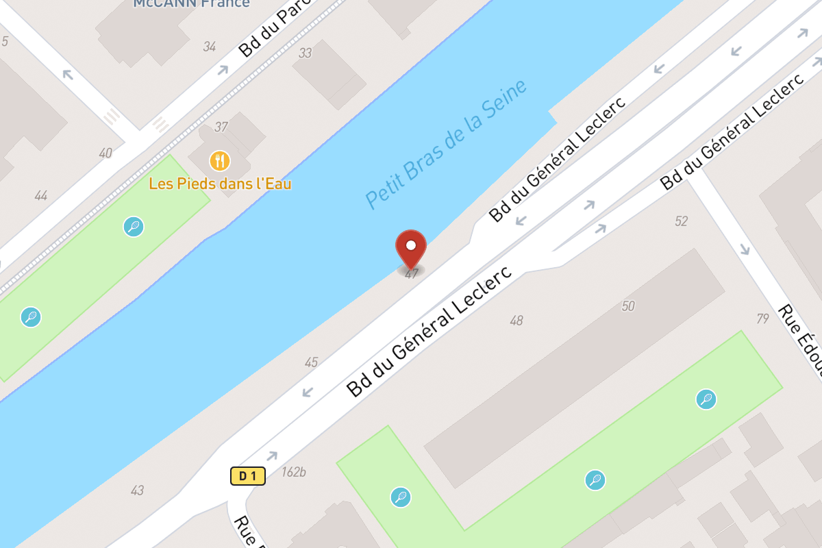 Plan de situation — 47 Avenue du Général Leclerc