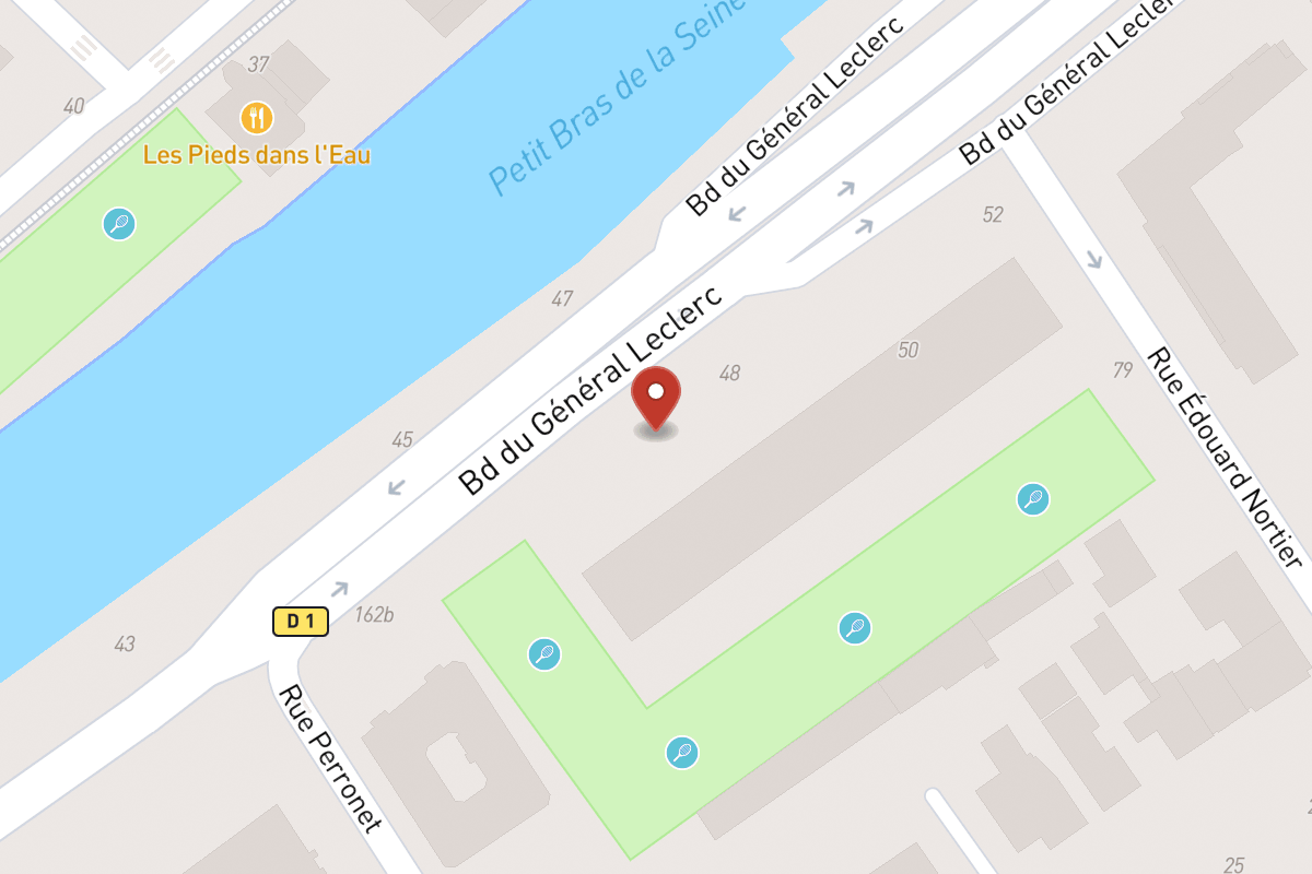 Plan de situation — 48 Avenue du Général Leclerc