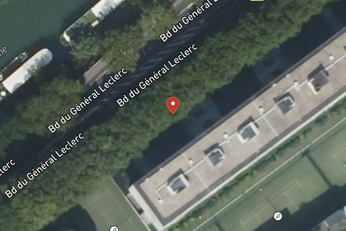Vue satellite — 48 Avenue du Général Leclerc