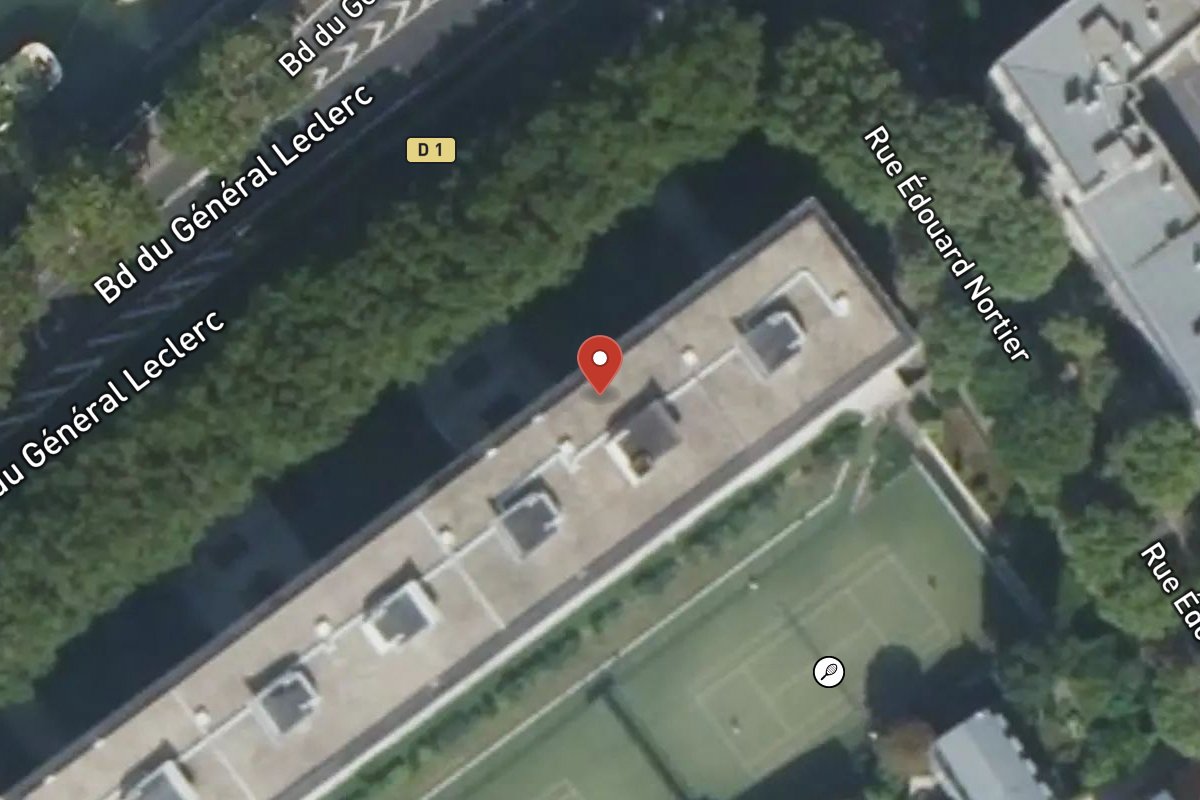 Vue satellite — 50BIS Avenue du Général Leclerc