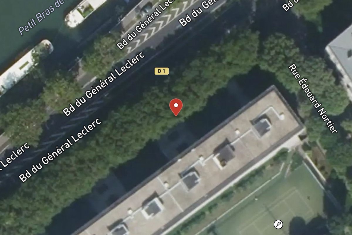 Vue satellite — 50 Avenue du Général Leclerc