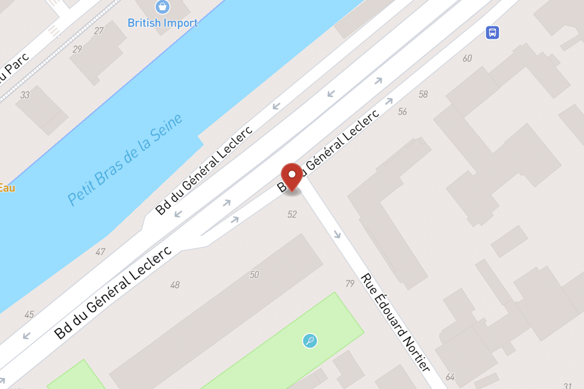Plan de situation — 52 Avenue du Général Leclerc