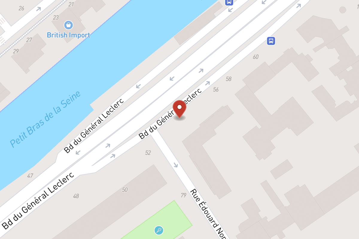 Plan de situation — 54 Avenue du Général Leclerc