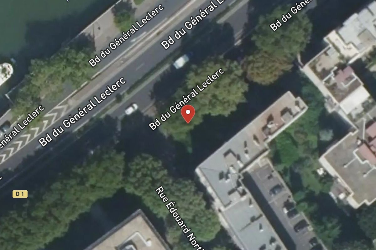 Vue satellite — 54 Avenue du Général Leclerc