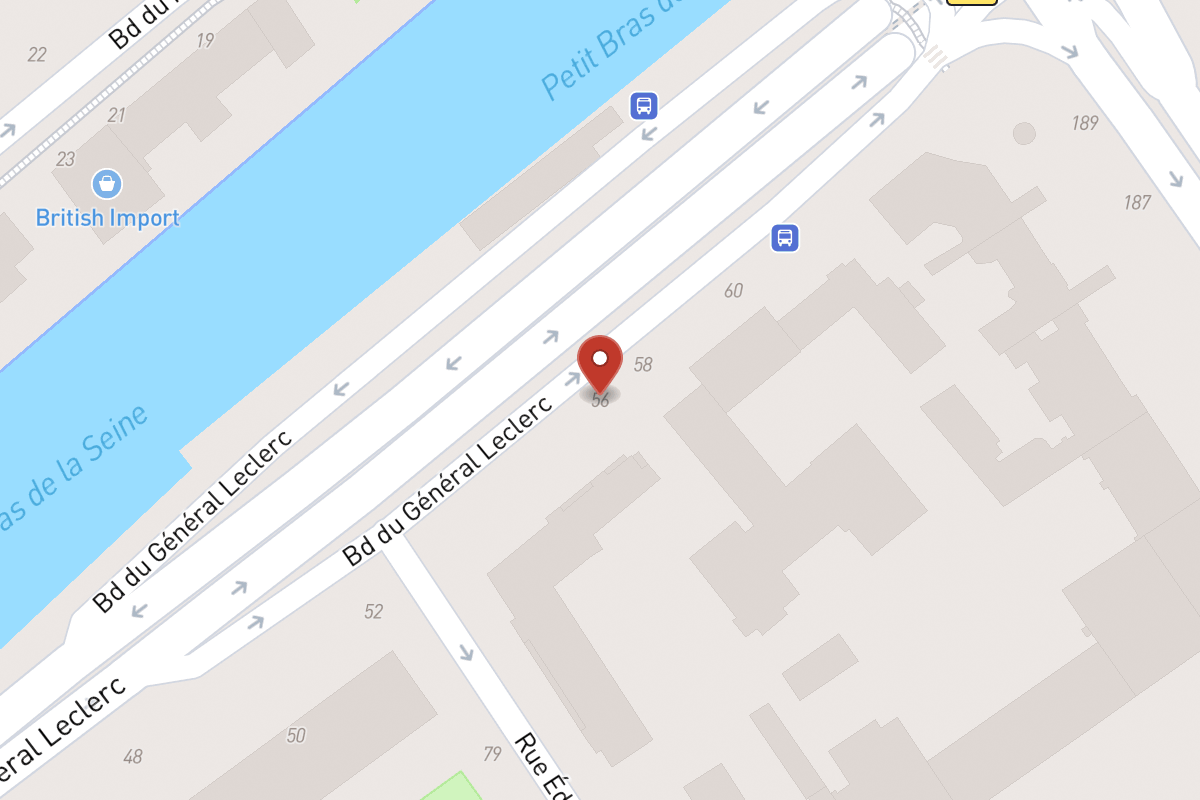 Plan de situation — 56 Avenue du Général Leclerc