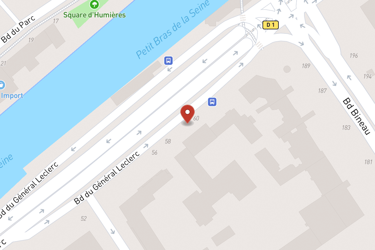 Plan de situation — 60 Avenue du Général Leclerc