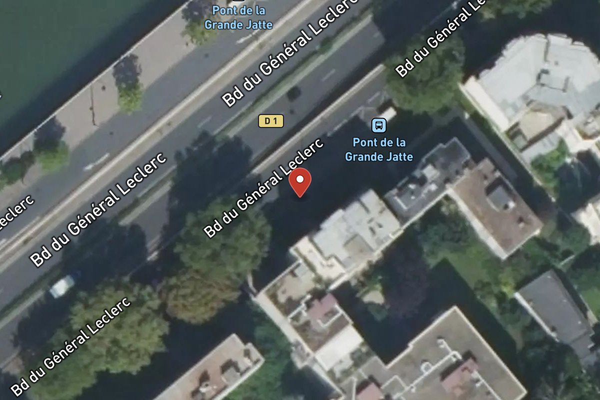 Vue satellite — 60 Avenue du Général Leclerc