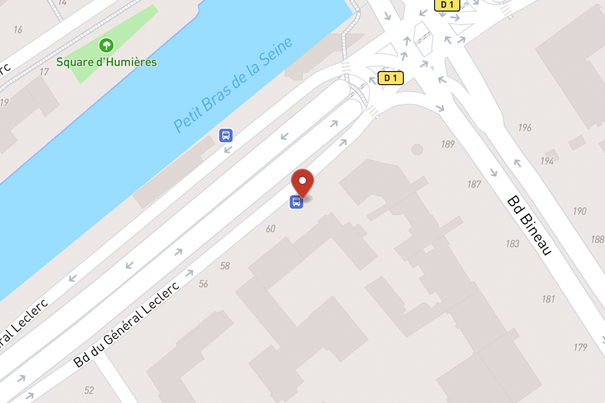 Plan de situation — 62 Avenue du Général Leclerc