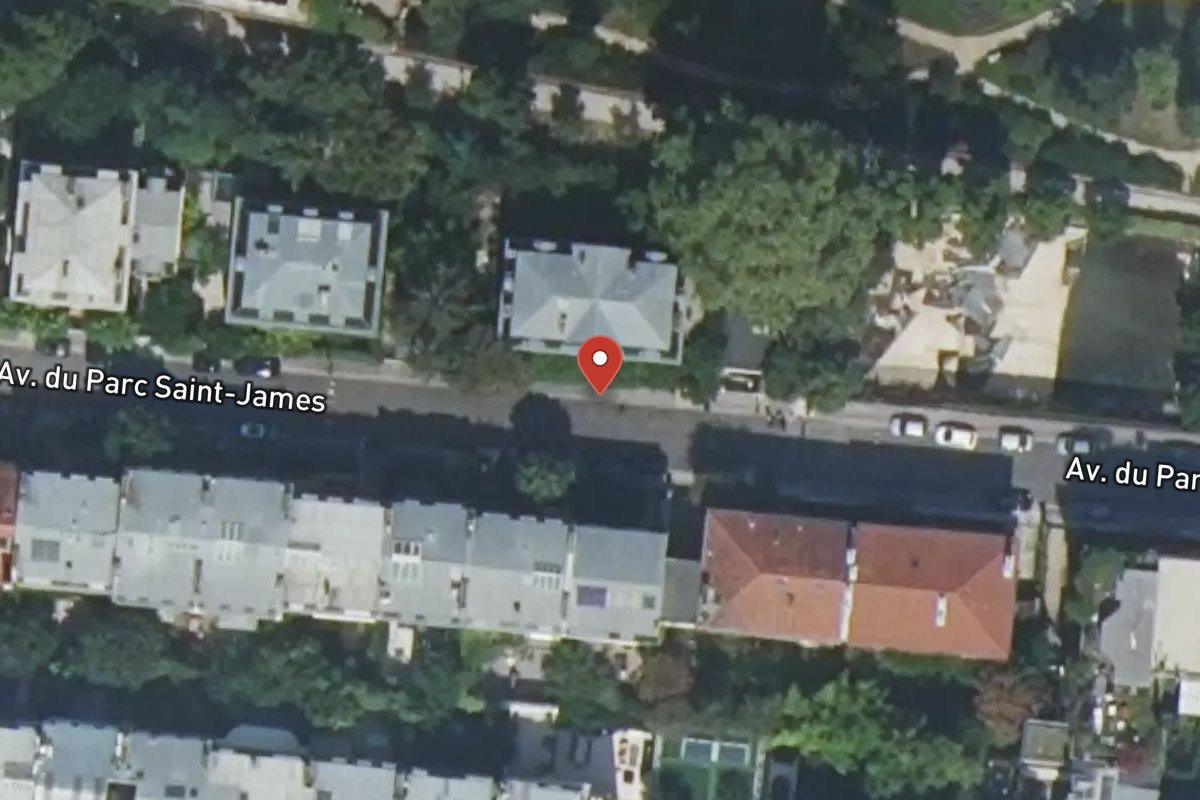 Vue satellite — 10 Avenue du Parc Saint-james