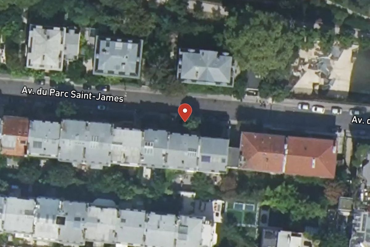 Vue satellite — 11 Avenue du Parc Saint-james