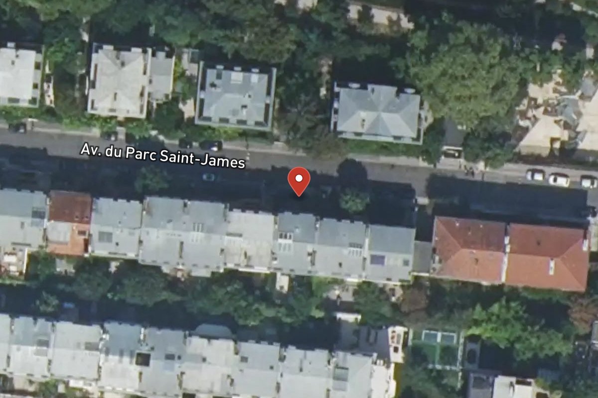 Vue satellite — 15 Avenue du Parc Saint-james