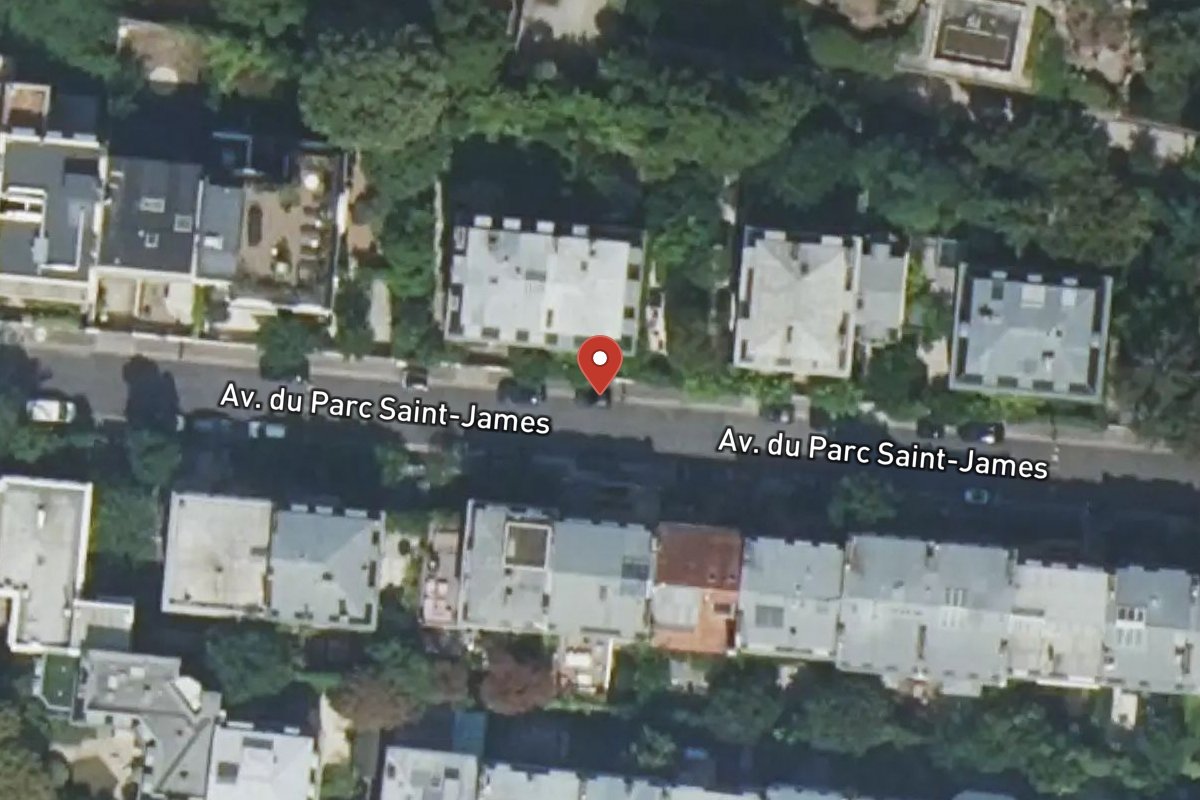 Vue satellite — 16 Avenue du Parc Saint-james