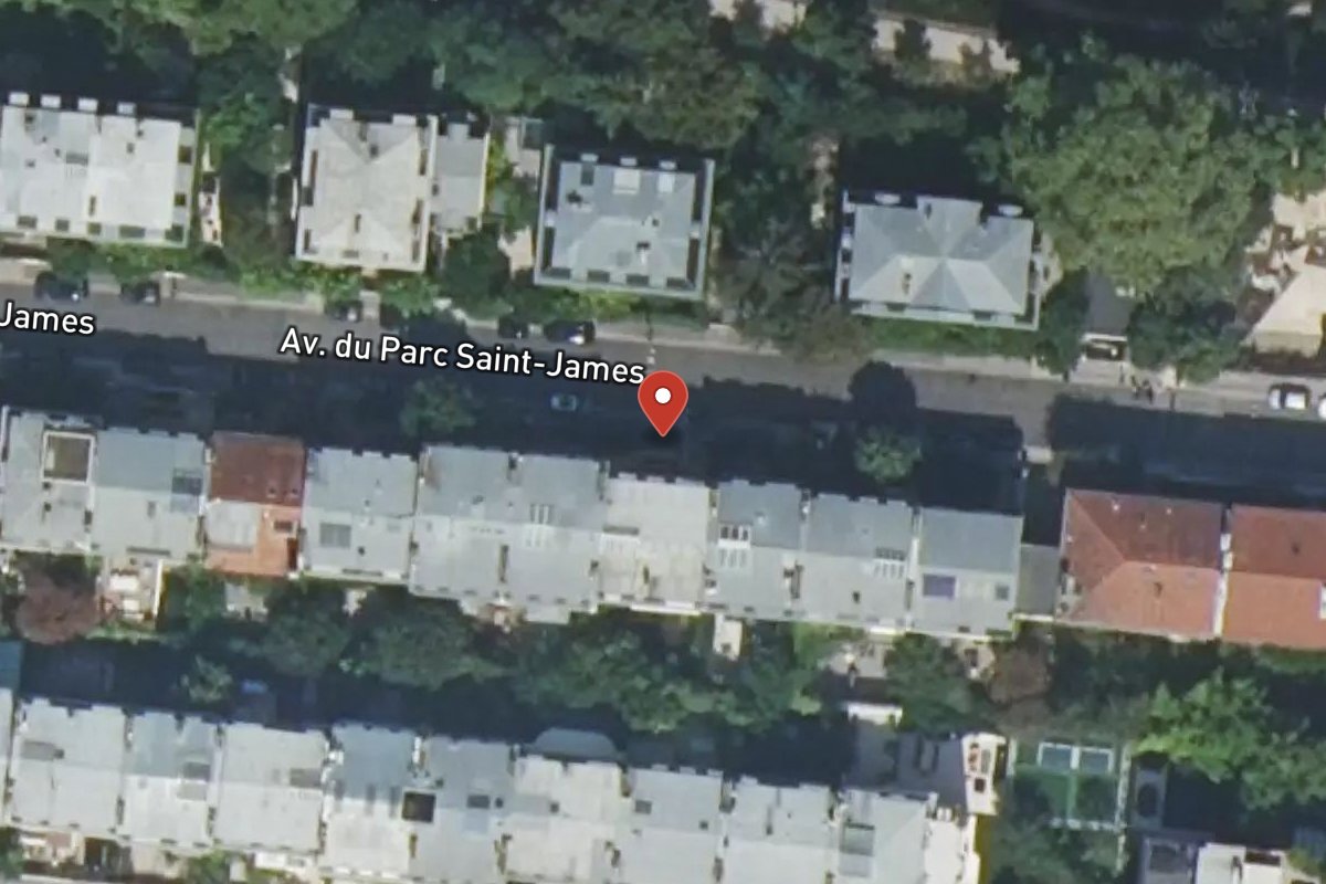 Vue satellite — 17 Avenue du Parc Saint-james