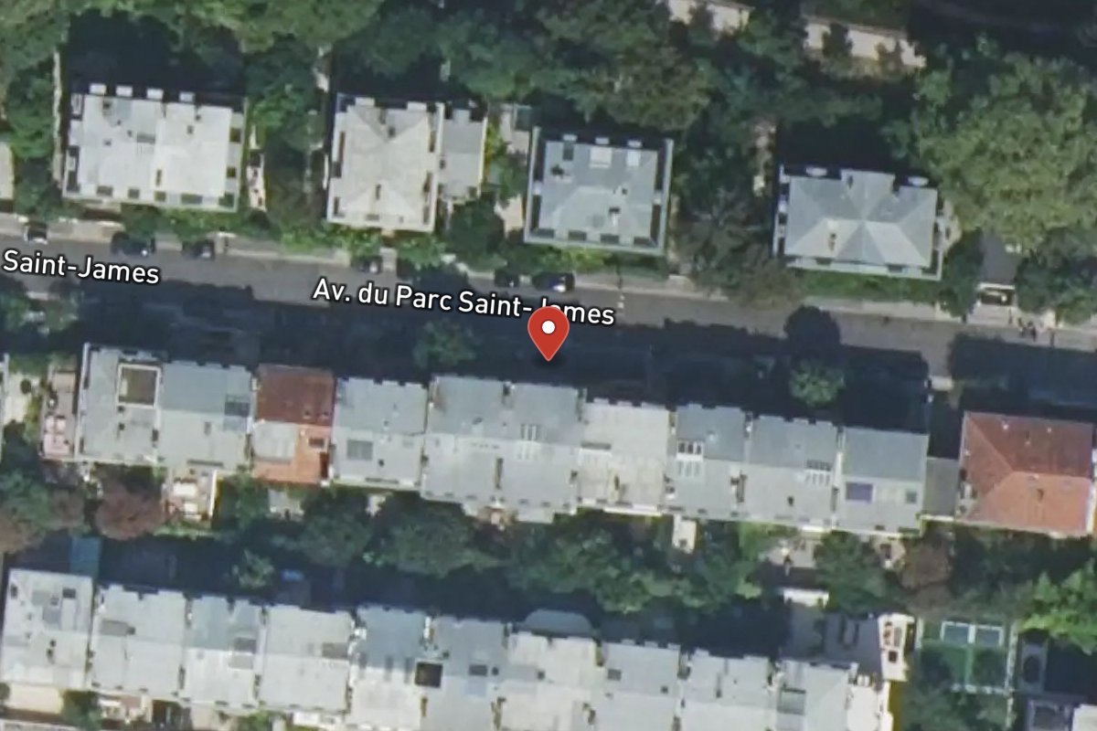 Vue satellite — 19 Avenue du Parc Saint-james