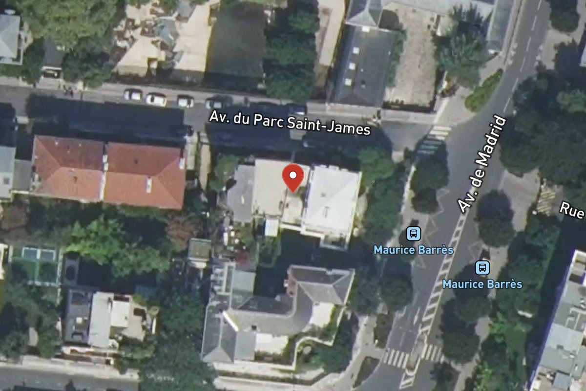 Vue satellite — 1 Avenue du Parc Saint-james