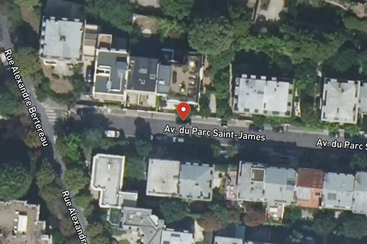 Vue satellite — 20 Avenue du Parc Saint-james