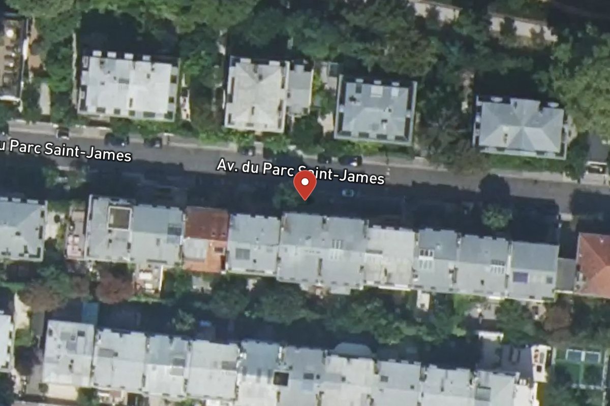 Vue satellite — 21 Avenue du Parc Saint-james