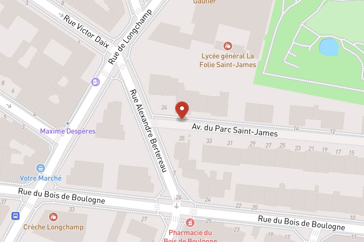 Plan de situation — 22BIS Avenue du Parc Saint-james