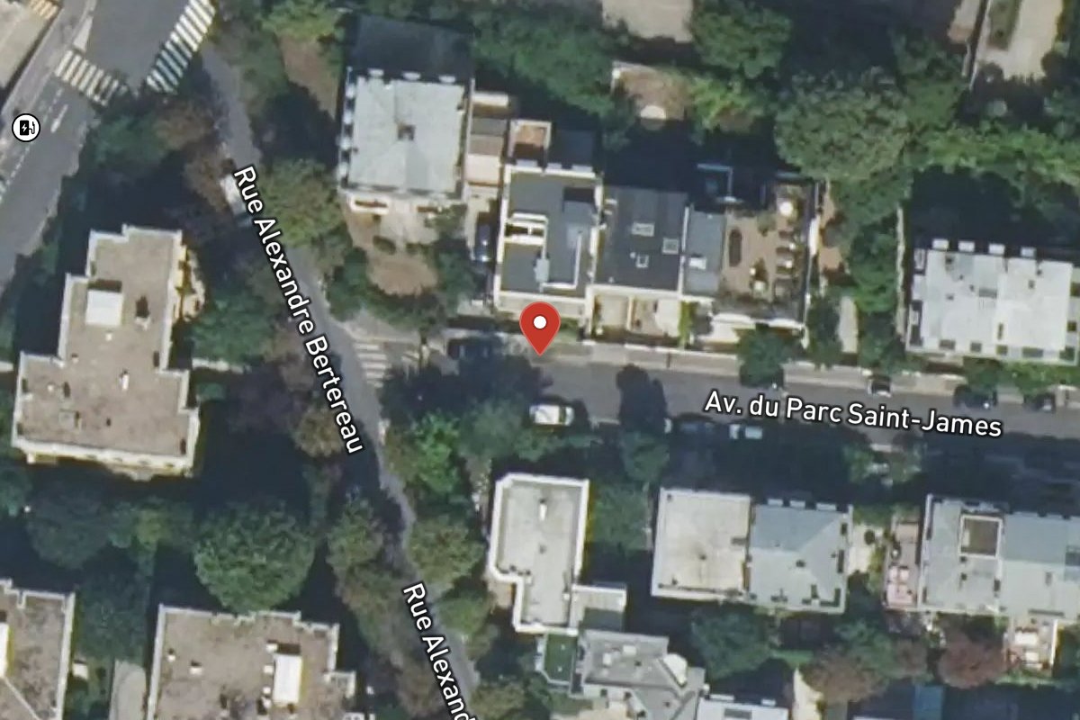 Vue satellite — 22BIS Avenue du Parc Saint-james