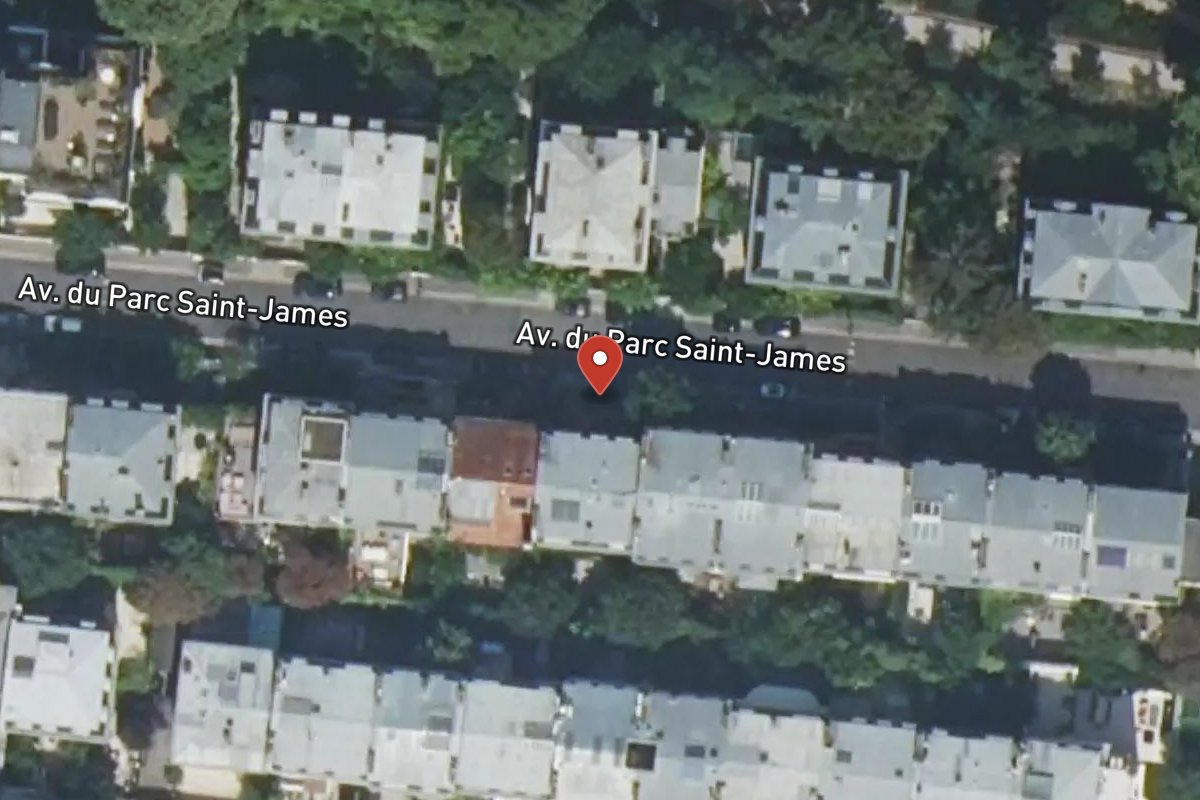 Vue satellite — 23 Avenue du Parc Saint-james