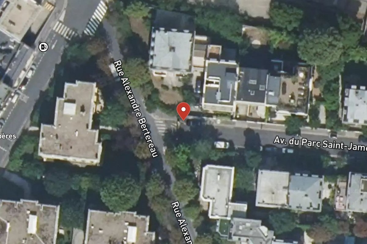 Vue satellite — 24 Avenue du Parc Saint-james