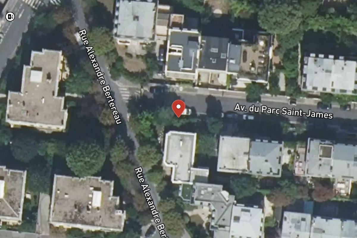 Vue satellite — 35 Avenue du Parc Saint-james