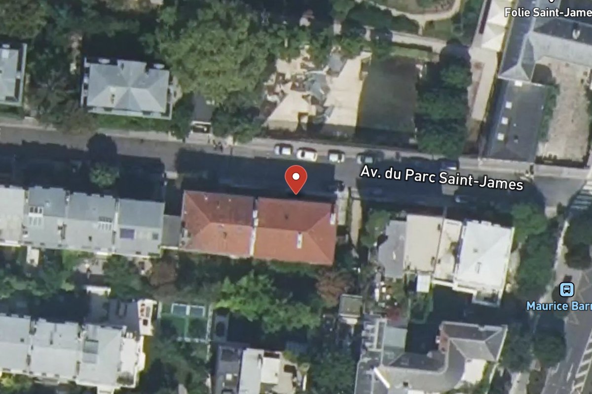 Vue satellite — 5 Avenue du Parc Saint-james