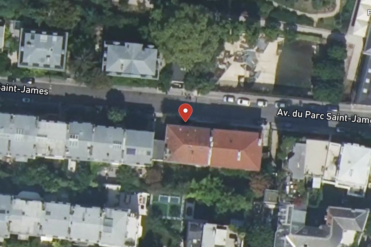 Vue satellite — 7 Avenue du Parc Saint-james