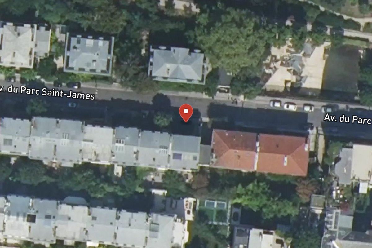 Vue satellite — 9 Avenue du Parc Saint-james