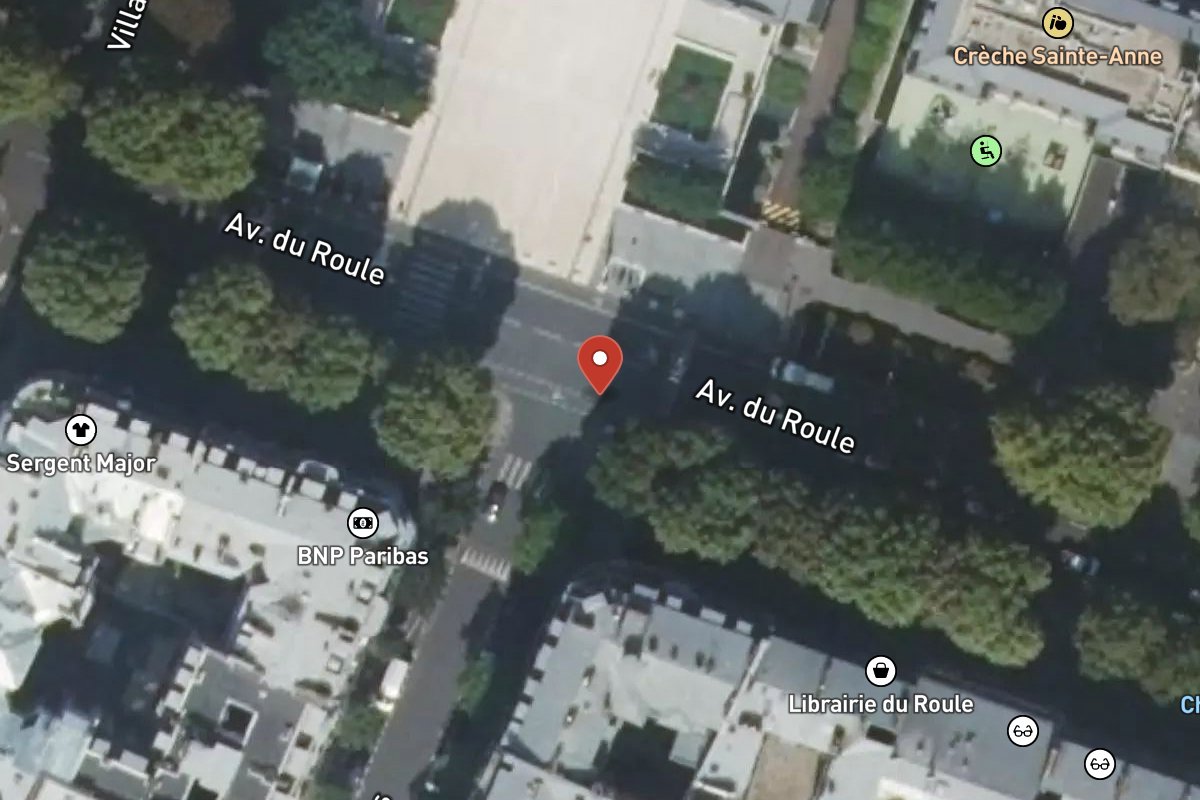 Vue satellite — 105 Avenue du Roule