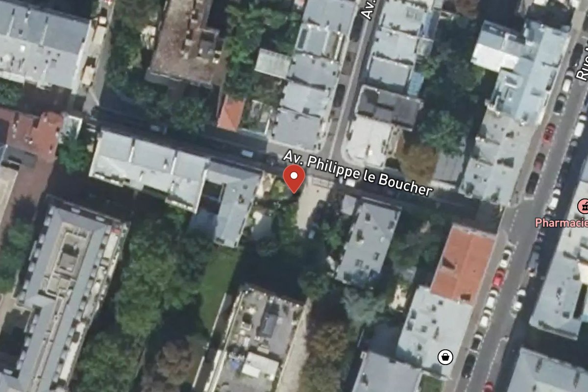 Vue satellite — 10 Avenue du Roule