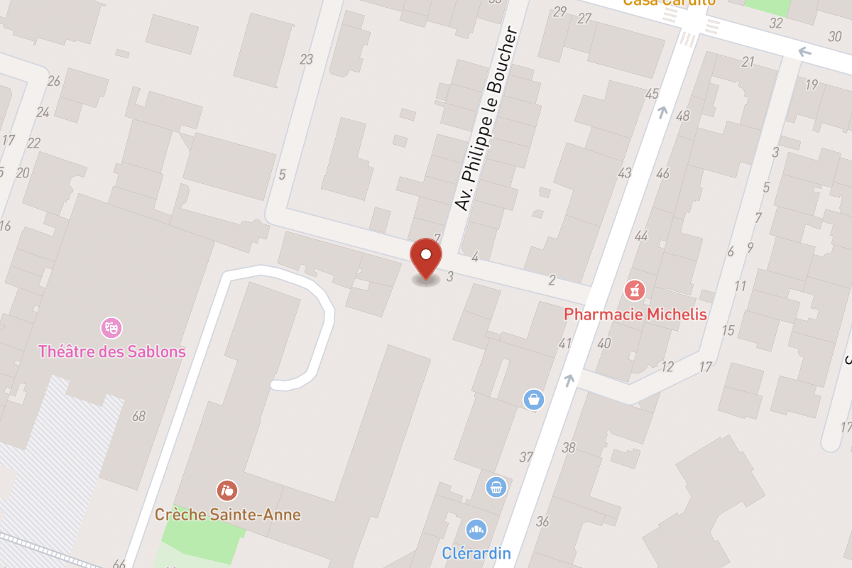 Plan de situation — 11BIS Avenue du Roule