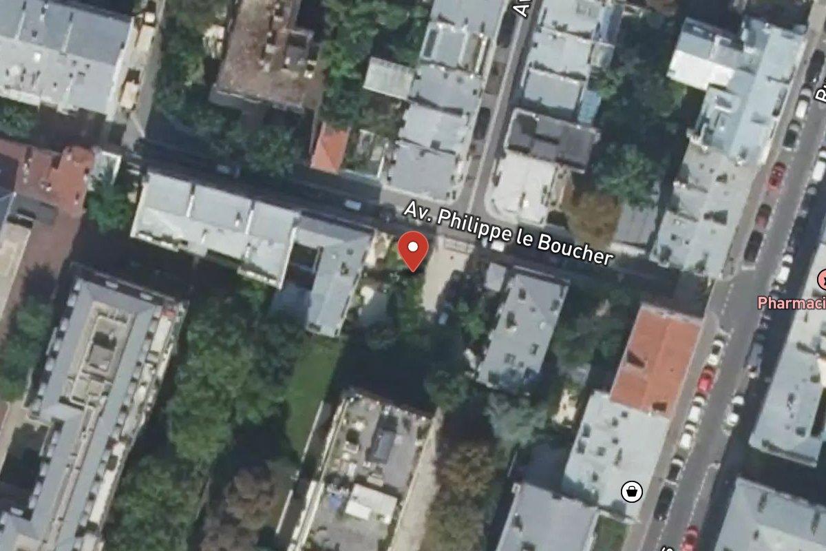 Vue satellite — 11 Avenue du Roule